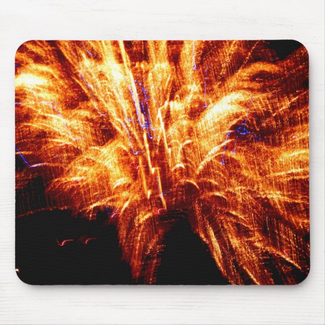 Alfombrilla De Ratón Masa de ratón de Firework (Frente)