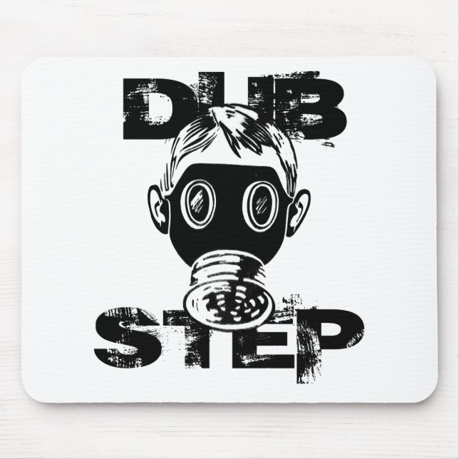 Alfombrilla De Ratón Máscara de gas Dubstep (Frente)