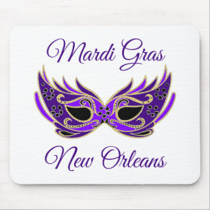 Alfombrilla De Ratón Máscara de Mardi Gras Nueva Orleans