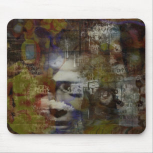 Alfombrilla De Ratón Máscara fantasma surrealista