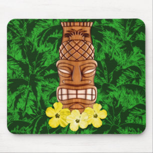 Alfombrilla De Ratón Máscara hawaiana de Tiki
