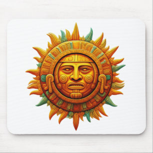 Alfombrilla De Ratón Máscara maya de Cancún México Viajes