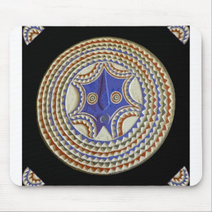 Alfombrilla De Ratón Máscara tribal africana