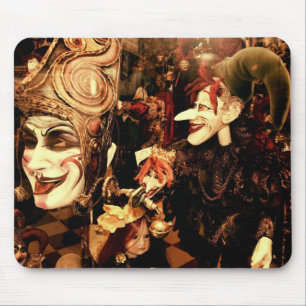 Alfombrilla De Ratón Máscaras del carnaval de Venecia