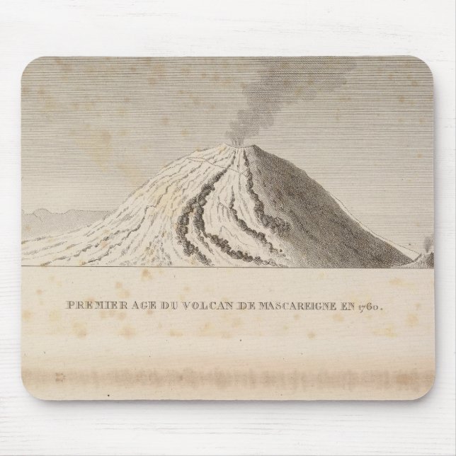Alfombrilla De Ratón Mascareigne, vesuve (Frente)