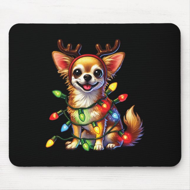 Alfombrilla De Ratón Mascota amante de los animales Chihuahua Perro ren (Frente)