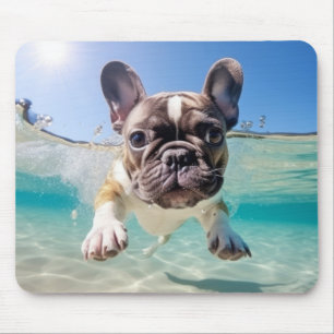 Alfombrilla De Ratón Mascota de Bulldog francés Perro juego de diversió