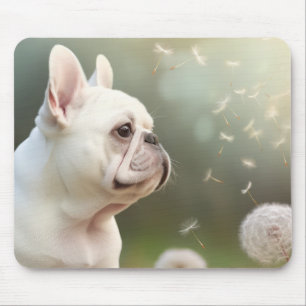Alfombrilla De Ratón Mascota de perro Bulldog francés animal tranquilid