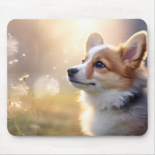 Alfombrilla De Ratón Mascota de Perro Corgi Animal Tranquilo
