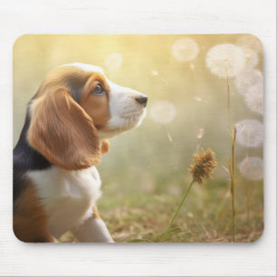 Alfombrilla De Ratón Mascota de perro de la zona inferior de Hound Anim