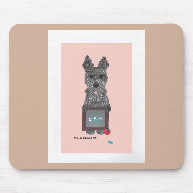 ALFOMBRILLA DE RATÓN MASCOTA DEL PROFESOR (Frente)