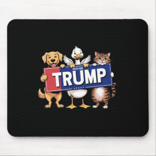 Alfombrilla De Ratón Mascotas de pato de gato perro para Trump