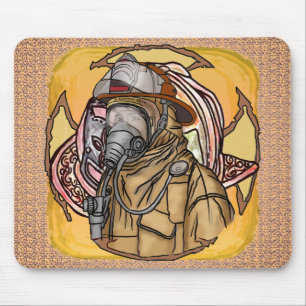 Alfombrilla De Ratón Mask Firefighter Mouse Pad