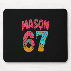 Alfombrilla De Ratón Mason 67 Meme De Helado Divertido Seis Siete (en C