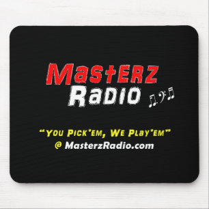 Alfombrilla De Ratón Masterz Mousepad de radio