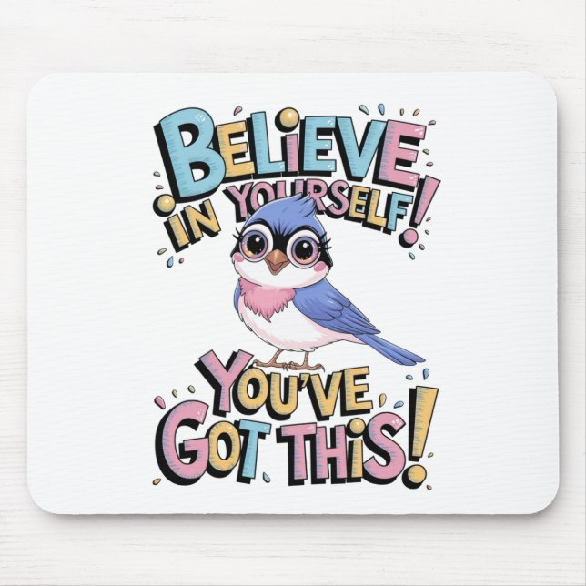 Alfombrilla De Ratón Mat Adorable Parrot Desk (Frente)