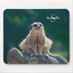 Alfombrilla De Ratón Mat Cute Little Meerkat Mouse