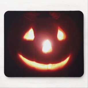 Alfombrilla De Ratón Mat de ratón de calabaza muy asustada