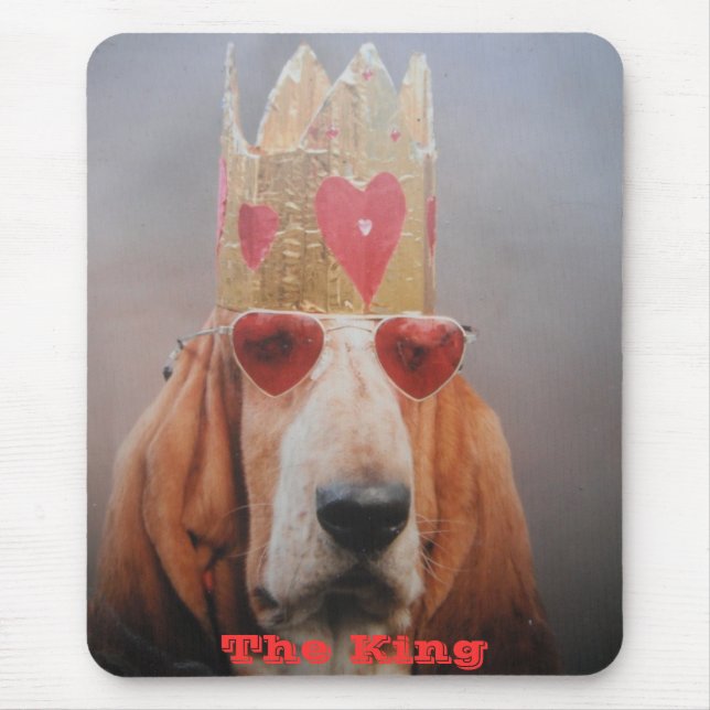 Alfombrilla De Ratón Mat del ratón El rey (Frente)