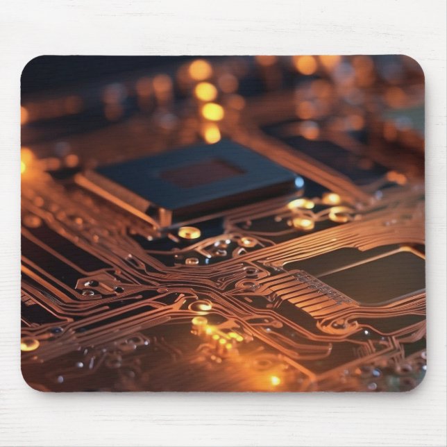 Alfombrilla De Ratón Mat. electrónica para PC (Frente)