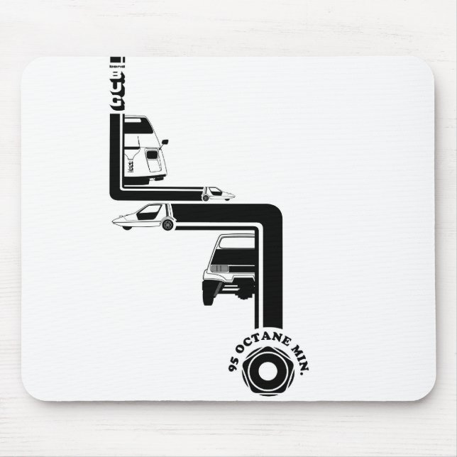 Alfombrilla De Ratón Mat. ratón de ratón sobre hongos (Frente)