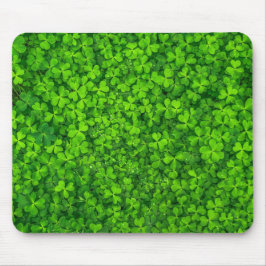 Alfombrilla De Ratón Mata irlandesa de ratón de shamrock