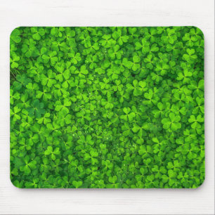 Alfombrilla De Ratón Mata irlandesa de ratón de shamrock