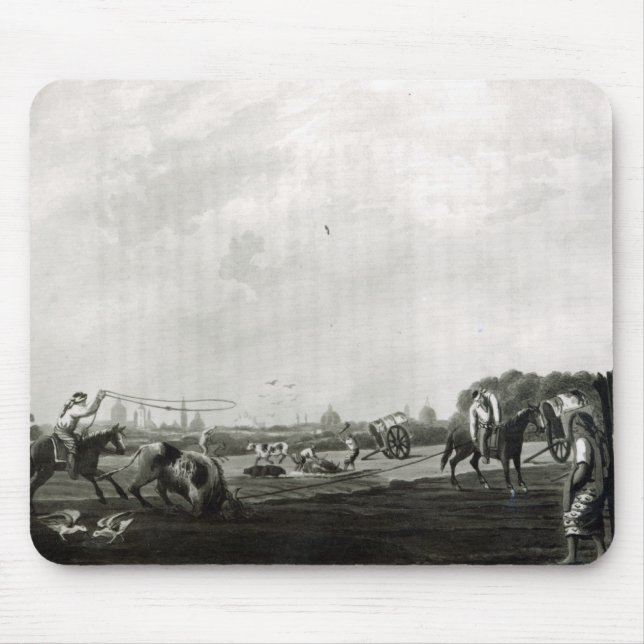 Alfombrilla De Ratón Matadero del sur grabado por Maile y (Frente)