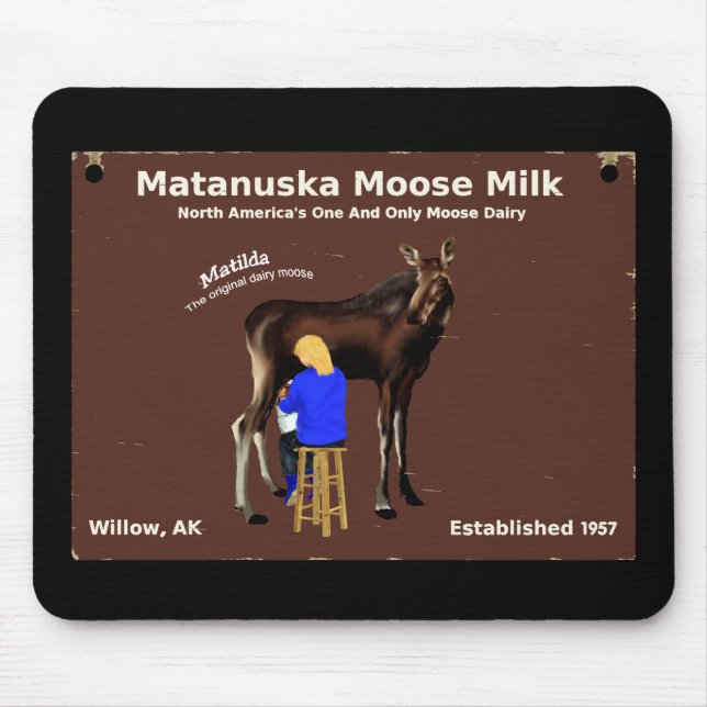 Alfombrilla De Ratón Matanuska Moose Milk (Frente)