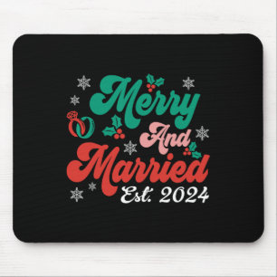 Alfombrilla De Ratón Matanza De Pareja Retro De Los Navidades De La Mad