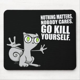 Alfombrilla De Ratón Matanza usted mismo: Mousepad espumoso
