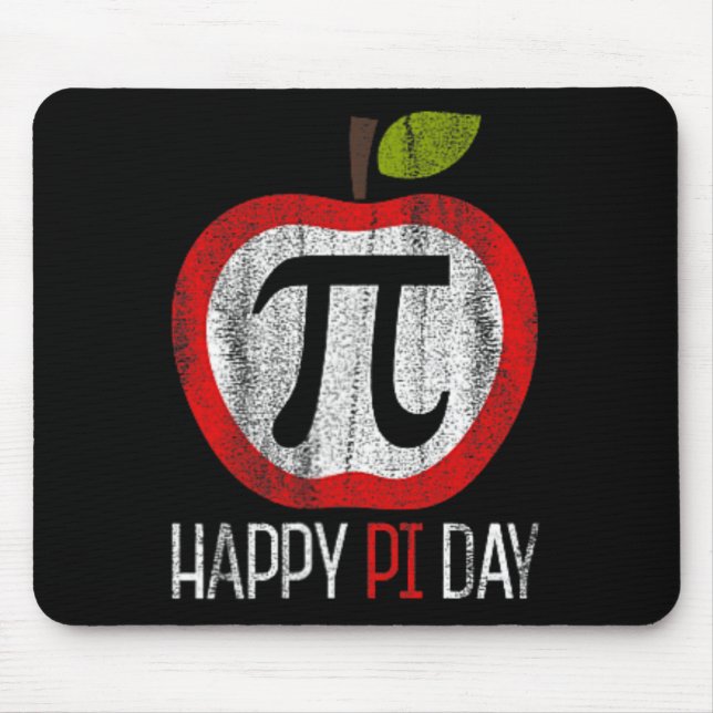 Alfombrilla De Ratón Matemática de la camiseta de Apple Pi (Frente)