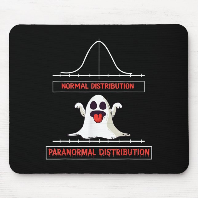 Alfombrilla De Ratón Matemáticas de halloween de distribución paranorma (Frente)