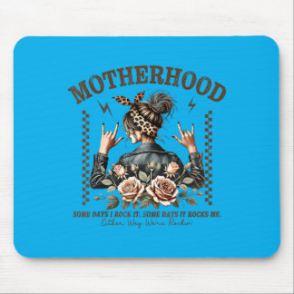 Alfombrilla De Ratón Maternidad Retro Divertido Día de las Madres Rock