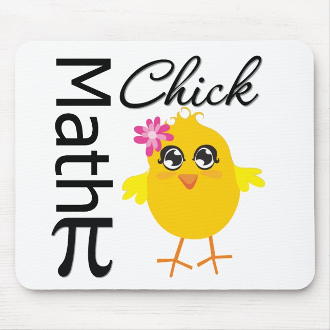 Alfombrilla De Ratón Math Chick (Frente)