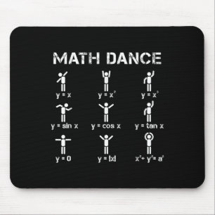 Alfombrilla De Ratón Math Dance Funciones algebraicas Graciosa Camisa d