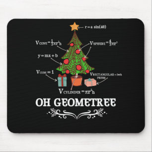 Alfombrilla De Ratón Math Geometry Christmas Tree Geometree Teacher