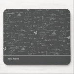 Alfombrilla De Ratón Mathematics Teacher Formulas Oficina de álgebra<br><div class="desc">Cuto y sencillo personalizar el teclado del ratón con un patrón de fórmulas y ecuaciones matemáticas. Un regalo perfecto para los profesores y los nerds matemáticos. Ilustrado y diseñado por Patricia Álvarez.</div>