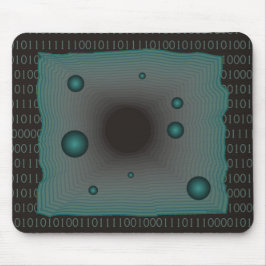 Alfombrilla De Ratón Matriz binaria de 10 s Big Machine Black Green Gee