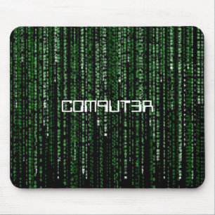 Alfombrilla De Ratón Matriz-Código, C0M9UT3R