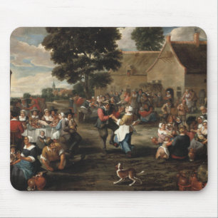 Alfombrilla De Ratón Mattheus van Helmont - Un festín de campesinos