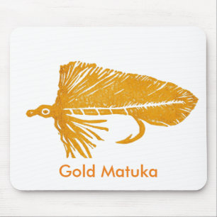 Alfombrilla De Ratón Matuka de trucha clásica "Gold Matuka" Mousepad