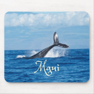 Alfombrilla De Ratón Maui Hawaii Ocean Whale Tail
