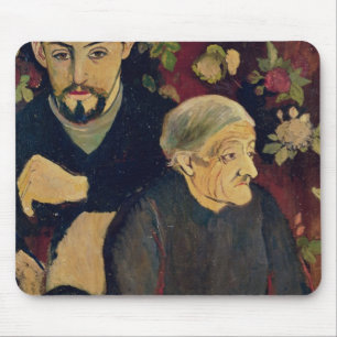 Alfombrilla De Ratón Maurice Utrillo, su abuela y su perro