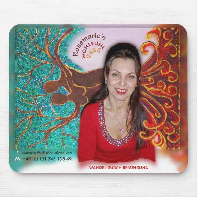 Alfombrilla De Ratón Maus-Cojín de Wohlfühl Oase de Rosa María (Frente)