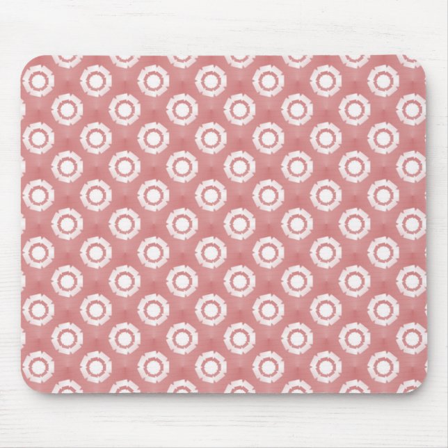 Alfombrilla De Ratón Mauve Funky Flower Mousepad (Frente)