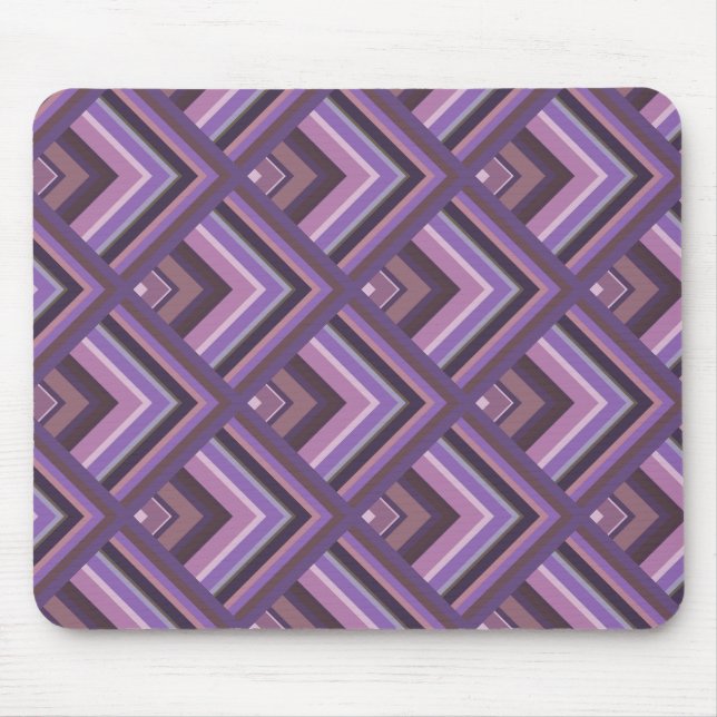 Alfombrilla De Ratón Mauve stripes scale pattern (Frente)