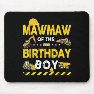 Alfombrilla De Ratón Mawmaw Del Niño De Cumpleaños Trabajador De La Con