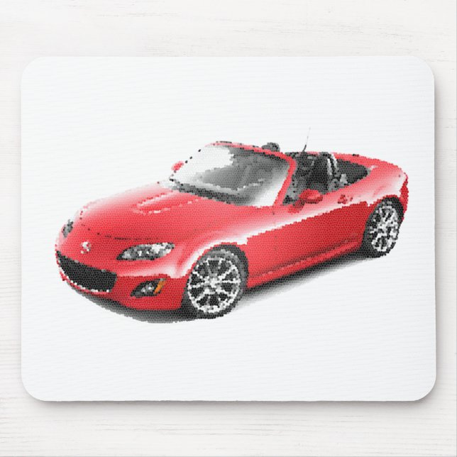 Alfombrilla De Ratón Maz Miata MX5 Eunos Gen3-5 resquebrajado (Frente)