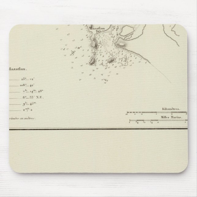Alfombrilla De Ratón Mazatlan, México (Frente)